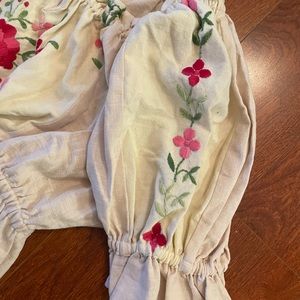 Honeybea Heirloom Linen Peasant Dress